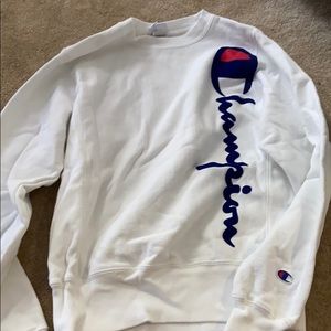 5/$15 White champion hoodie